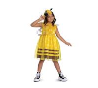 Minecraft - Déguisement Abeille pour Enfant Fille - Robe Jaune avec Serre-Tête Antennes - Taille S (4 à 6 Ans) - Licence Officielle - Costume Halloween, Carnaval ou Fête Déguisée Inspiré du Jeu Vidéo