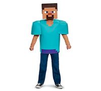 Déguisement Steve Classique Minecraft Enfant - Taille: 7 - 8 Ans (124 - 136 Cm)