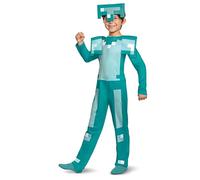 Minecraft Classic Kids Déguisement, Garçon, DISK11458L, Armure de diamant, S
