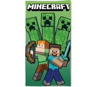 MINECRAFT -DRAP DE BAIN-SERVIETTE DE PLAGE -COTON 70X140 CM.NEUF.