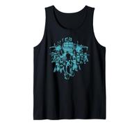 Minecraft Dungeons 2 Blue Glowing Monster Mobs Attack Warden Débardeur