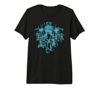 Minecraft Dungeons 2 Blue Glowing Monster Mobs Attack Warden T-Shirt Haut de Gamme