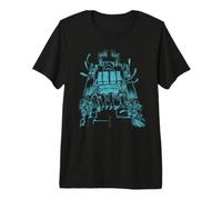 Minecraft Dungeons 2 Twisted Warden Deep Dark Blue Glow T-Shirt Haut de Gamme