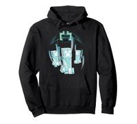 Minecraft Dungeons 2 Warden Behind Glowing Blue Creepers Sweat à Capuche