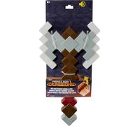 Minecraft Dungeons Double Hache Sons & Lumières, jouet d’action et d’aventure pour enfant inspiré par le jeu vidéo, GNM46