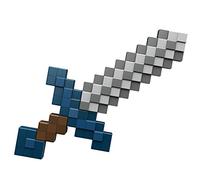 Minecraft Dungeons Épée Sons & Lumières en mousse dure, jouet d’action et d’aventure pour enfant inspiré par le jeu vidéo, GNM45