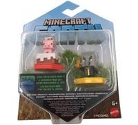 Minecraft Earth 2 Figurines Boost Mini Pigging Out Pig & Undying Evok Mattel Gris G