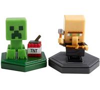MINECRAFT Earth BOOST MINI FIGURES 2-PACK NFC-Chip Toys, Earth Augmented Reality Mobile Game, Based on Minecraft Video Game, Great for Playing, Trading, and Collecting, Adventure Toy