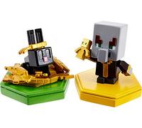 Minecraft Earth mini-figurines Évocateur & Lapin inspirées du jeu vidéo, avec puce NFC pour jouer en réalité augmentée, jouet pour enfant, GKT44