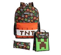 Minecraft - Ensemble sac à dos motif/style logo - Enfant (NS9371)