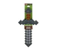 Minecraft Épée en pierre Collection d’accessoires de combat pour jeu de rôle au design pixélisé (les styles peuvent varier)