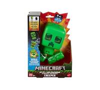 Mattel Figurine Minecraft Creeper – Jouet interactif 14 cm à bouton sons et lumières JGX49