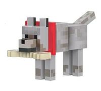 Mattel Figurine Minecraft Loup Diamond 14 cm – Os magnétique – Dès 3 ans – HLN41