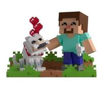 Minecraft - Figurine Taming a Wolf 10 cm