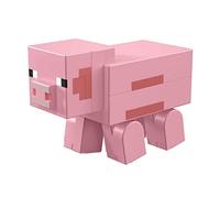 Minecraft Fusion figurine Cochon 20 cm à assembler, jouet d’action et d’aventure pour enfant inspiré par le jeu vidéo, pour enfant dès 6 ans, GVV18