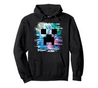 Minecraft Glitched Out Creeper Big Face Logo Sweat à Capuche