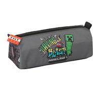 Minecraft Graffiti - Trousse avec Fermeture éclair et Compartiment, Trousse pour Enfant, idéale pour Les Enfants d'âge Scolaire, Confortable et Polyvalente, qualité et résistance, 21 x 7 x 8 cm