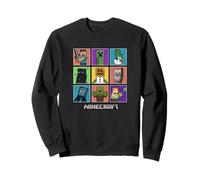 Minecraft Group Shot Colored Box Up Sweatshirt