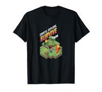 Minecraft Group Shot Create Explore Survive T-Shirt