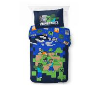 Minecraft I Got Your Back Ensemble De Literie 2 Pièces 135 X 200 Cm Coton
