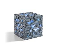 Réplique Minecraft - Minerai De Diamant Lumineux 10 cm