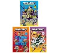Minecraft Ironsword Academy Series by Mojang AB 3 Books Collection Set (Minecraft: Ready. Set. Respawn!, Minecraft: It’s Now or Nether & Minecraft Running Hot and Cold)