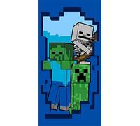 Minecraft Jerry Fabrics Beware Serviette de Bain 70 x 140 cm