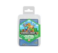 Paladone Cartes à jouer Minecraft imperméables avec étui de rangement en relief, jeu de cartes standard sous licence officielle avec personnages célèbres, jouets et cadeaux pour joueurs