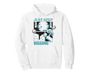 Minecraft Just Keep Digging Pickaxe & Creeper Looking Down Sweat à Capuche