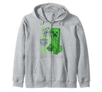 Minecraft KA-Boom! Creeper and TNT Pixel Art Sweat à Capuche