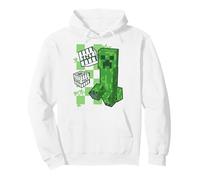 Minecraft KA-Boom! Creeper and TNT Pixel Art Sweat à Capuche