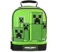 Minecraft Kids Lunchbox Creeper Zip Compartment Vert Sac à lunch taille unique