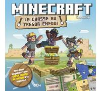 Minecraft - La chasse au trésor enfoui - Pochette non officielle - Pour 2 à 8 enfants à partir de 7 ans - Idéal pour un anniversaire !