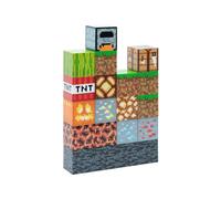 Minecraft Lampe Block Building - Sous licence officielle - 16 blocs lumineux modulables - Alimentation USB