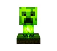 Paladone Lampe 3D Minecraft Creeper Officielle, Lampe de nuit 12 cm, à piles