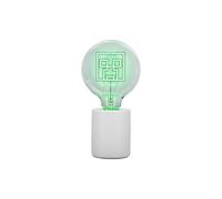 Paladone Lampe LED décorative Minecraft Creeper – E27 verre, sous licence officielle, cadeau gamer
