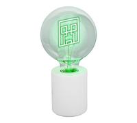 Paladone Lampe LED décorative Minecraft Creeper – E27 verre, sous licence officielle, cadeau gamer