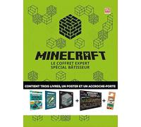 Collectif – Minecraft : Coffret expert spécial bâtisseur – 3 livres, poster et accroche-porte