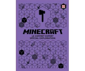 Minecraft - Le coffret expert spécial exploration Trois livres, un poster et un accroche-porte - Collectif - Gallimard jeunesse - Boîte ou accessoire - Jeux livres objets