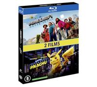 Minecraft, Le Film + Pokémon-Détective Pikachu [Blu-Ray]