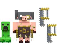 Minecraft Legends Creeper vs Piglin Brute Pack de 2 pièces