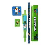 Minecraft Lot de 5 articles de papeterie