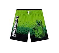 Minecraft Maillot De Bain Garcon, Maillot De Bain Piscine Creeper, Shorts Piscine Garcon, Vert 11-12 Ans