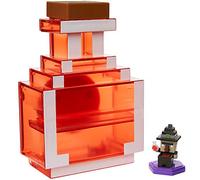 Mattel Mallette de transport Potion Minecraft – mini-figurine exclusive, dès 6 ans – GKT45