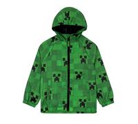 Minecraft Manteau Garcon, Veste Imperméable Enfant Creeper, Manteau Enfant Des Joueurs Vert 9-10 Ans
