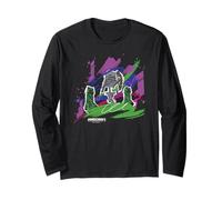 Minecraft Marching Archer Skeleton Creeper Mobs Paint Stroke Manche Longue