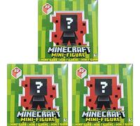 Minecraft Melon Series 22 Lot de 3 mini figurines mystères