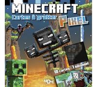 Minecraft - Mes cartes à gratter pixel - Cartes à gratter - Loisirs créatifs - Dès 7 ans