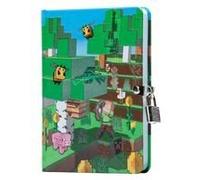 Minecraft: Mobs Glow-In-The-Dark Lock & Key Diary