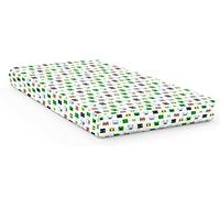 Minecraft Mode Créatif Drap Housse Enfant 90x200 cm, 100% Coton, lit 1 Personne - Convient Parfaitement aux Lits de Taille 90x190 cm Jusqu’à 90x200 cm